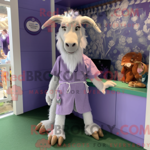 Lavendel ged maskot kostume...