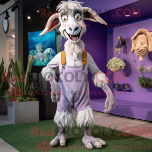 Lavendel ged maskot kostume...
