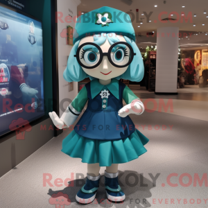 Teal Four Leaf Clover...