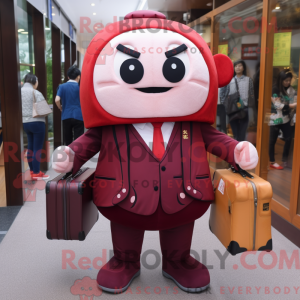 Maroon Dim Sum mascot...