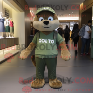 Postava maskota Olive Otter...