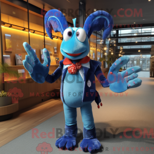 Blue Lobster mascot costume...