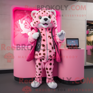 Disfraz de mascota leopardo...