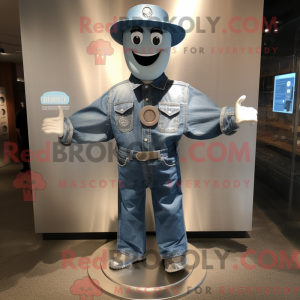 Silver Plate Spinner mascot...