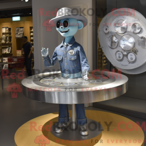 Silver Plate Spinner maskot...