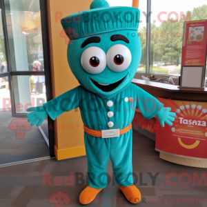 Teal Tikka Masala mascot...
