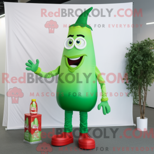 Lime Green Bottle Of...