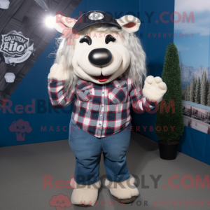 Navy Sow mascot costume...