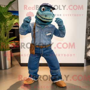 Titanoboa mascottekostuum...