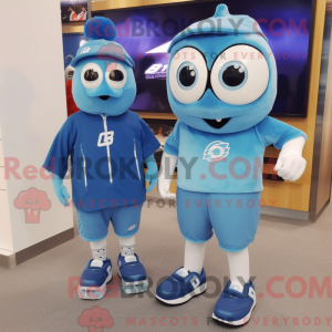 Blue Pair Of Ice Skates...