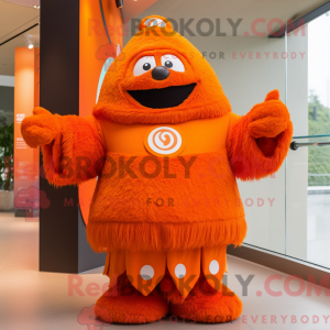 Maskotdraktfigurat Orange...