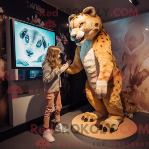 Disfraz de mascota Smilodon...