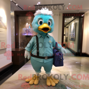 Costume de mascotte de Cyan...
