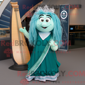 Cyan Celtic Harp...