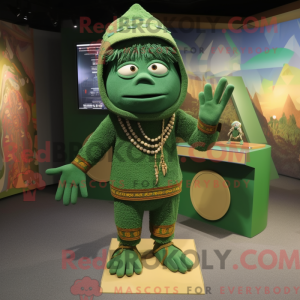 Green Chief mascottekostuum...
