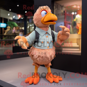 Peach Dodo Bird máscara de...