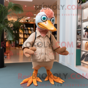 Peach Dodo Bird máscara de...