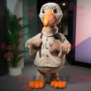 Peach Dodo Bird máscara de...