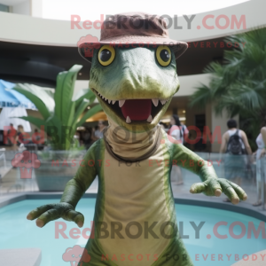 Oliven Deinonychus maskot...