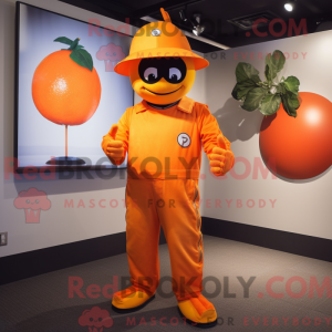 Postava maskota Orange...
