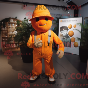 Postava maskota Orange...