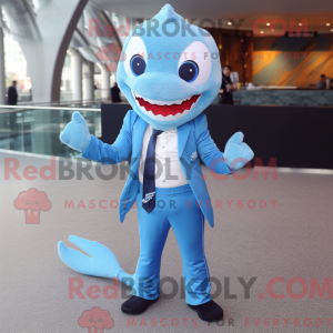 Disfraz de mascota Sky Blue...