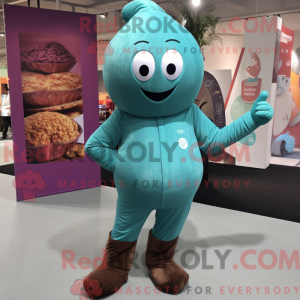 Disfraz de mascota de Teal...