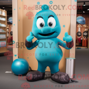 Disfraz de mascota de Teal...