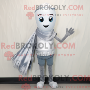 Silver Ice maskot kostume...