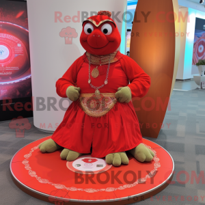 Maskottchenkostüm Rote...