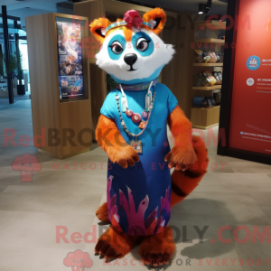 Máscara de Panda azul com...