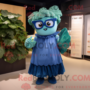 Blue Cabbage Leaf mask...