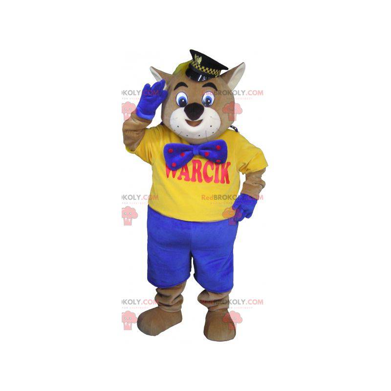 Gato gigante mascote mascote lince - Redbrokoly.com