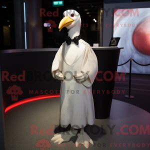 Cream Seagull maskot...