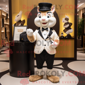 Mascotte d écureuil beige...