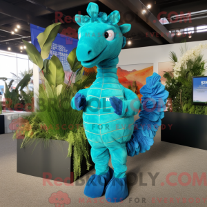 Turquoise zeepaardje...