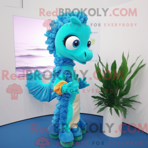 Turquoise zeepaardje...