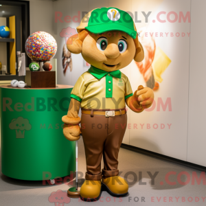 Brown Pot Of Gold maskot...