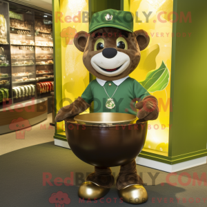 Personaggio mascotte Brown...