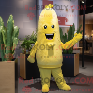 Gul selleri maskot drakt...
