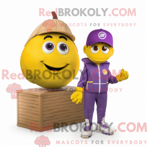 Postava maskota Purple...