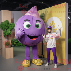 Postava maskota Purple...