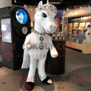 White Mare mascottekostuum...