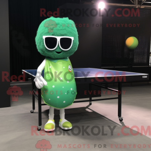 Groene pingpongtafel...