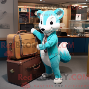 Figura de máscara Cyan...