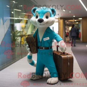 Figura de máscara Cyan...
