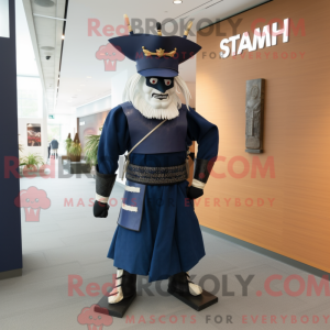 Disfraz de mascota Samurai...