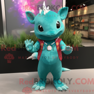 Disfraz de mascota Teal...