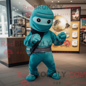 Disfraz de mascota Teal...