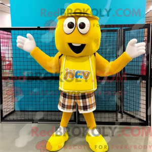Yellow Volleyball Net...
